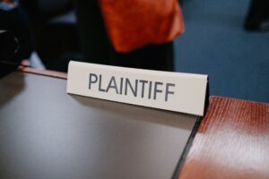 plantiff sign